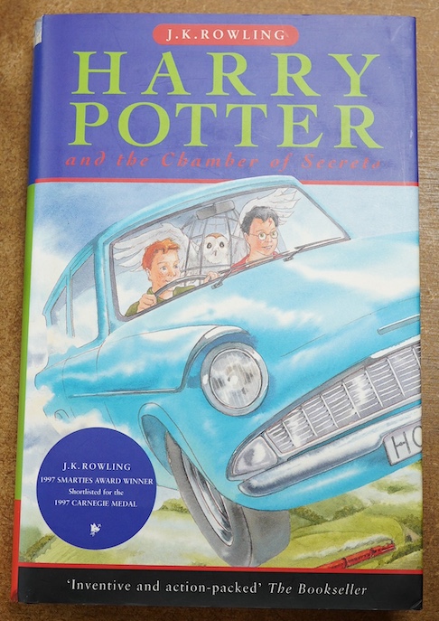 Rowling, J.K. - Harry Potter and The Philosopher’s Stone / Harry Potter and the Chamber of Secrets. The boxed 'The Harry Potter Gift Set' (2 vols) both with half titles; original pictorial boards and d/wrappers and picto